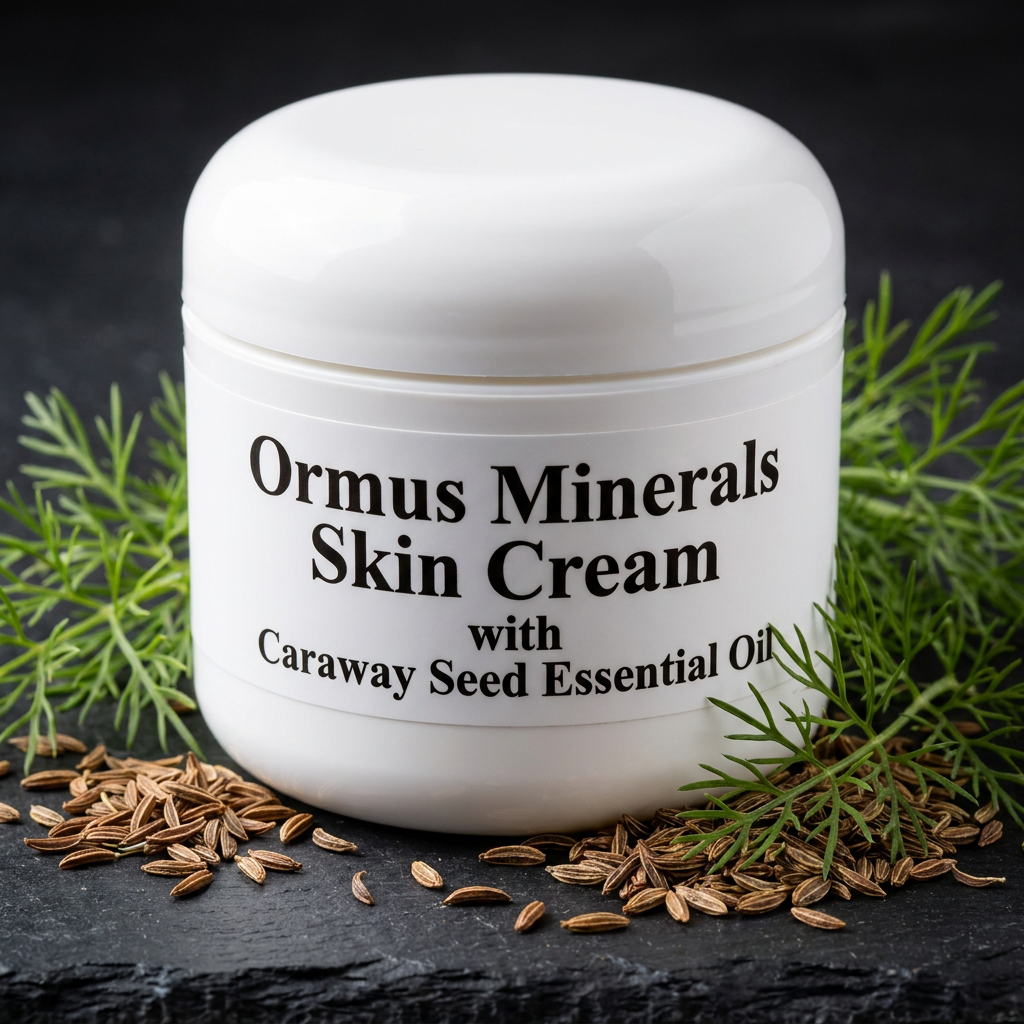 Ormus Minerals Skin Cream with Caraway Seed Essential Oil