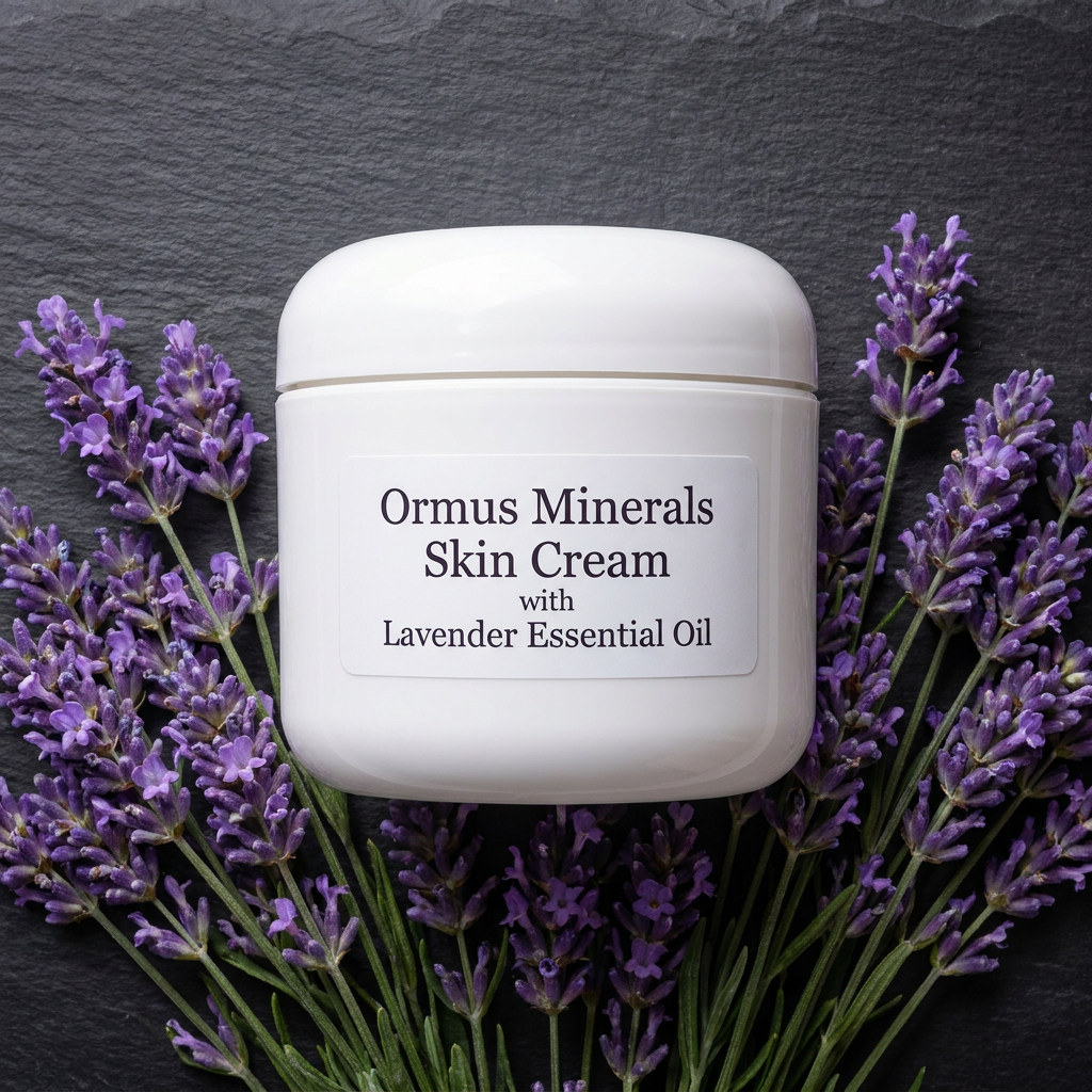 Ormus Minerals Skin Cream with Lavender Essential Oil