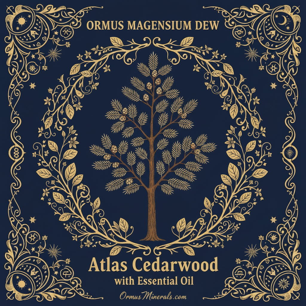 Ormus Minerals Magnesium Dew Cedarwood Atlas Essential Oil 4oz