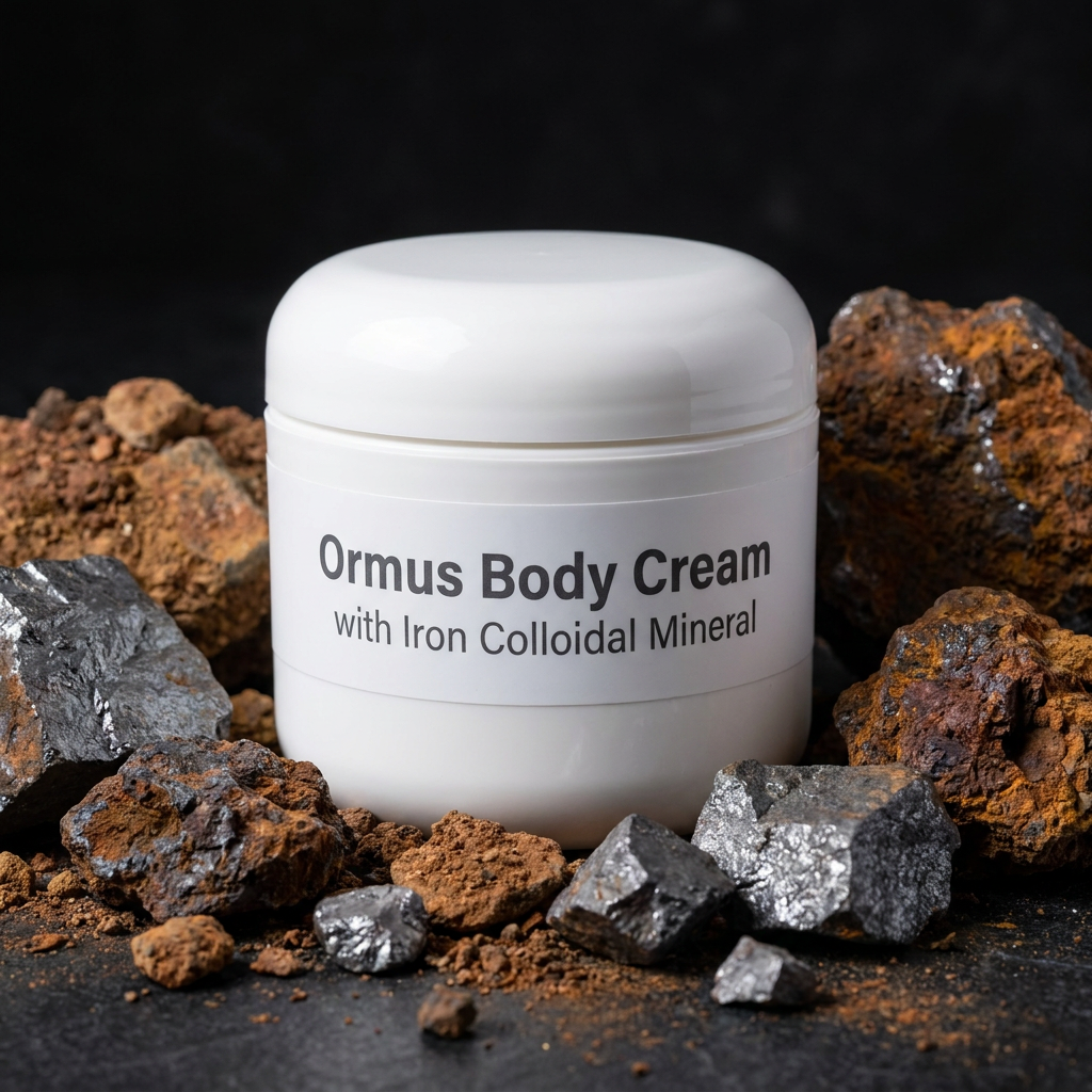 Ormus Body Cream with Iron Colloidal Mineral