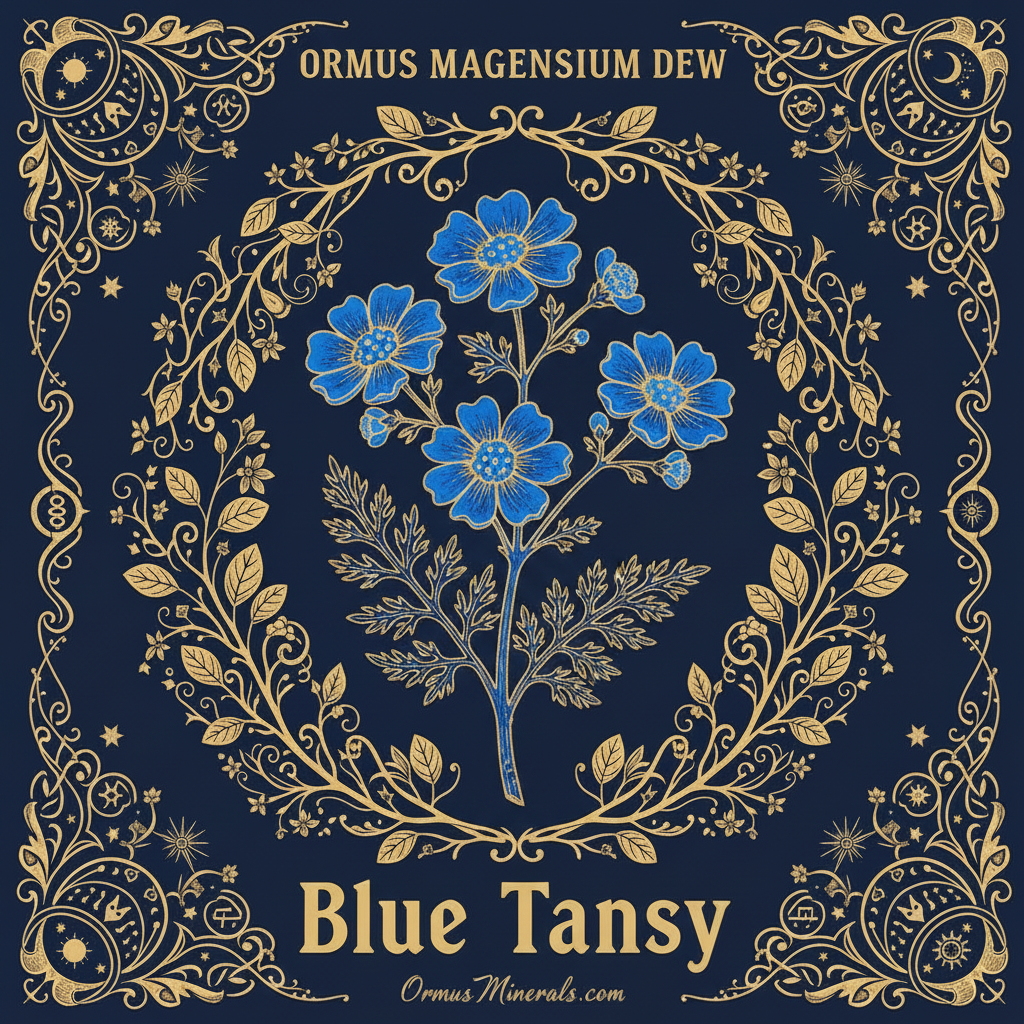 Ormus Minerals Magnesium Dew Tansy Blue Essential Oil 4oz