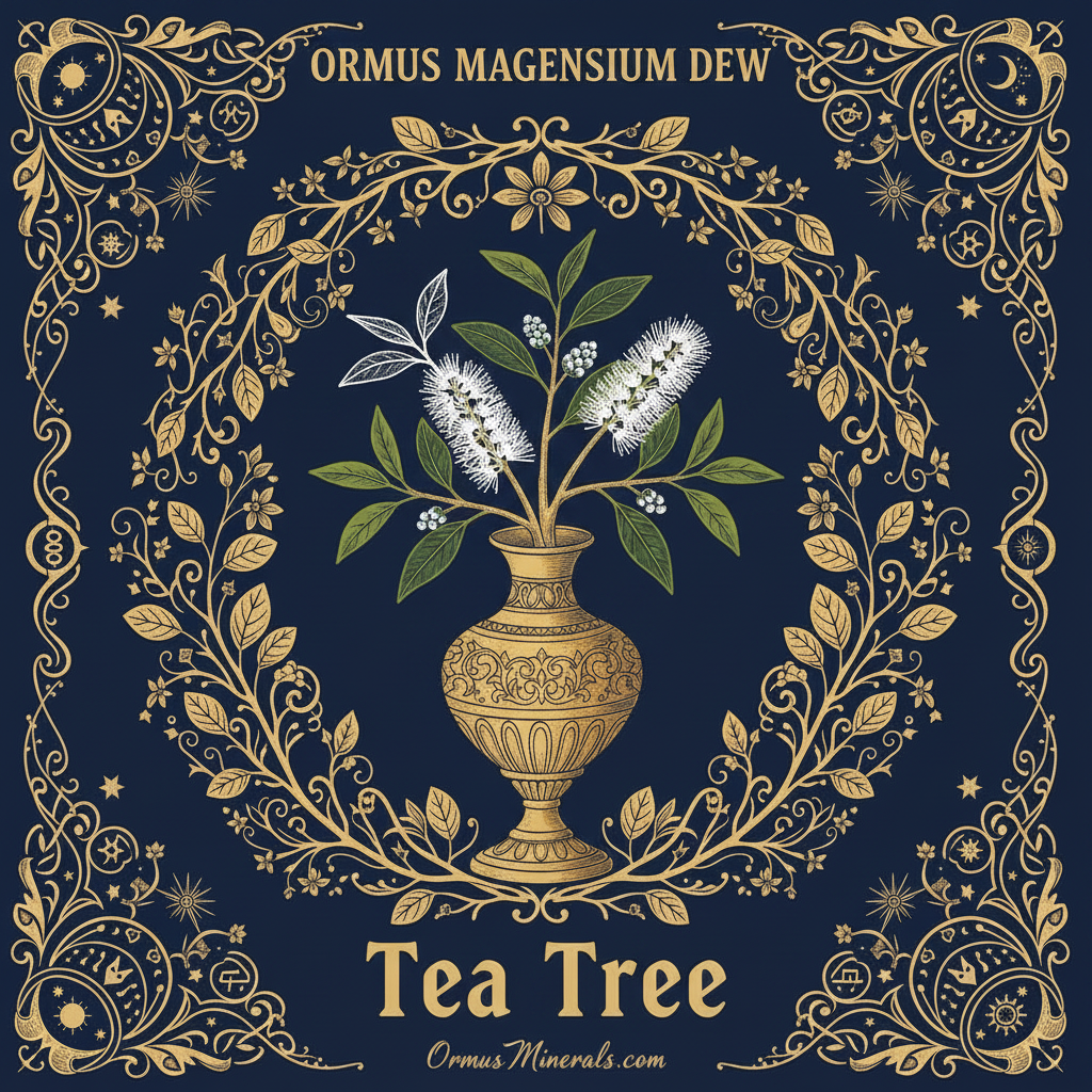 Ormus Minerals Magnesium Dew Tea Tree Common Essential Oil 8oz