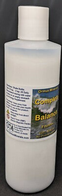 Complete Balance Ormus Minerals Mental Health Clarity Vision Immunity 8oz