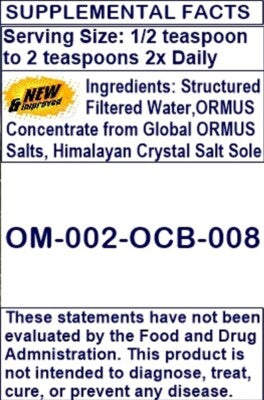 Complete Balance Ormus Minerals Mental Health Clarity Vision Immunity 8oz