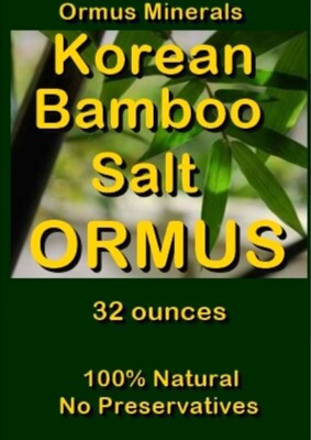 Korean Bamboo Salt Ormus 32oz - Image 6