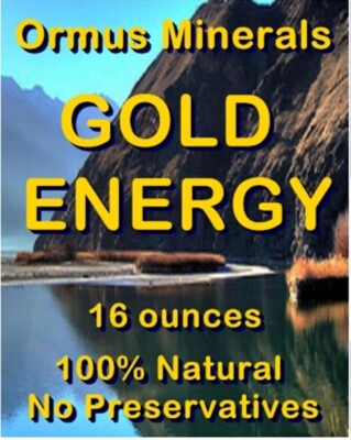 Gold Energy Ormus Ocean Mental Health Clarity Vision Support immunity 16oz