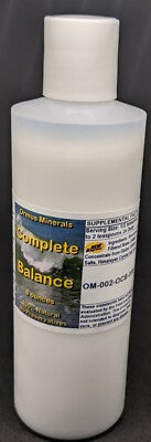 Complete Balance Ormus Minerals Mental Health Clarity Vision Immunity 8oz