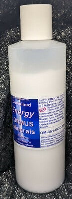 Combined Energy Ormus Mental Health Clarity Vision Immunity Aches Pains 128oz