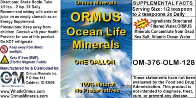 Ocean Life Ormus 128oz - Image 9