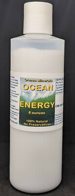 Ormus minerals Ocean Energy Mental Health Clarity Better Vision immunity 8oz