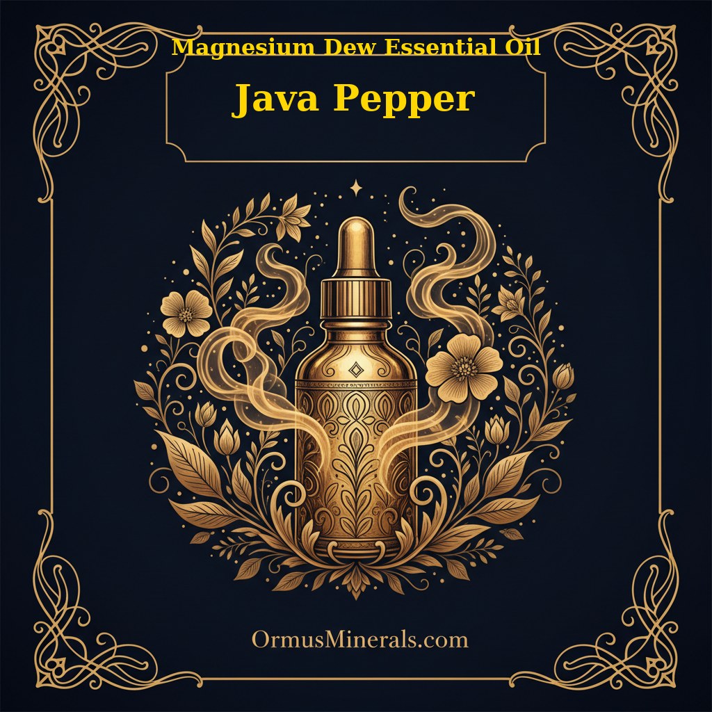 Ormus Magnesium Dew with Java Pepper Essential Oil 8oz