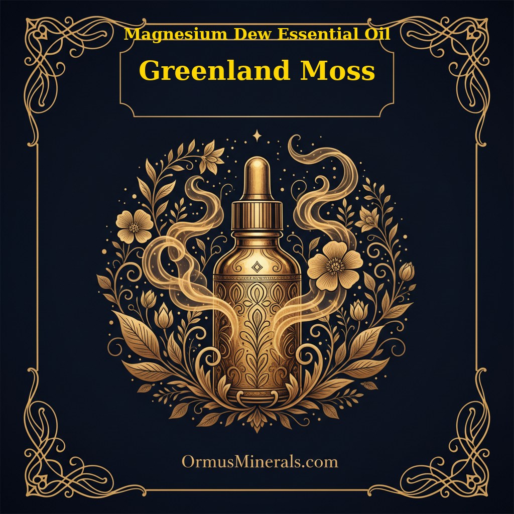Ormus Magnesium Dew with Greenland Moss Essential Oil 4oz