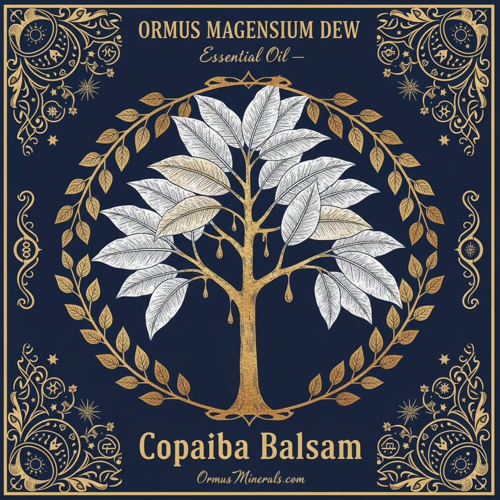 Ormus Minerals Magnesium Dew Copaiba Balsam Essential Oil 8oz
