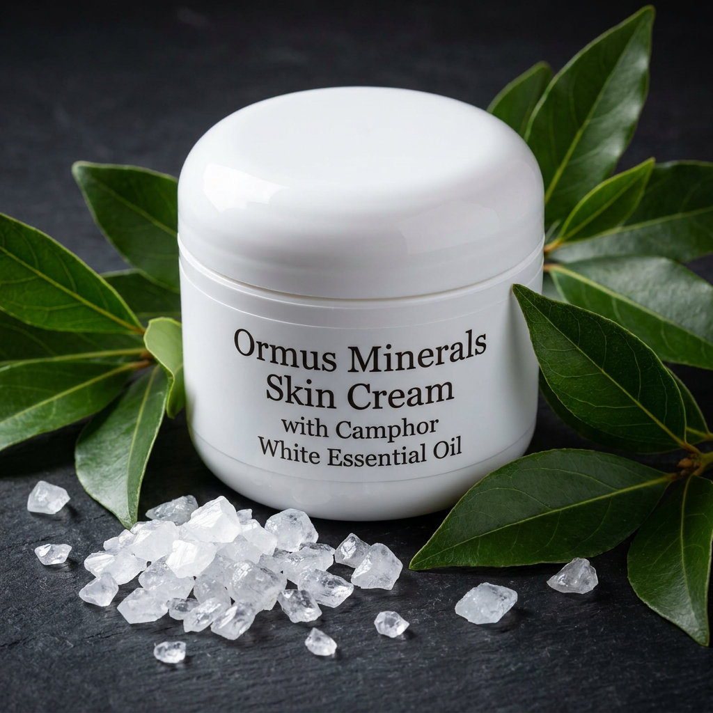Ormus Minerals Skin Cream with Camphor White Essential Oil