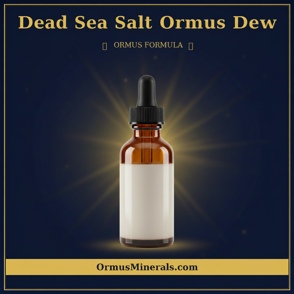 Dead Sea Salt Ormus Dew Ormus 4oz Standard