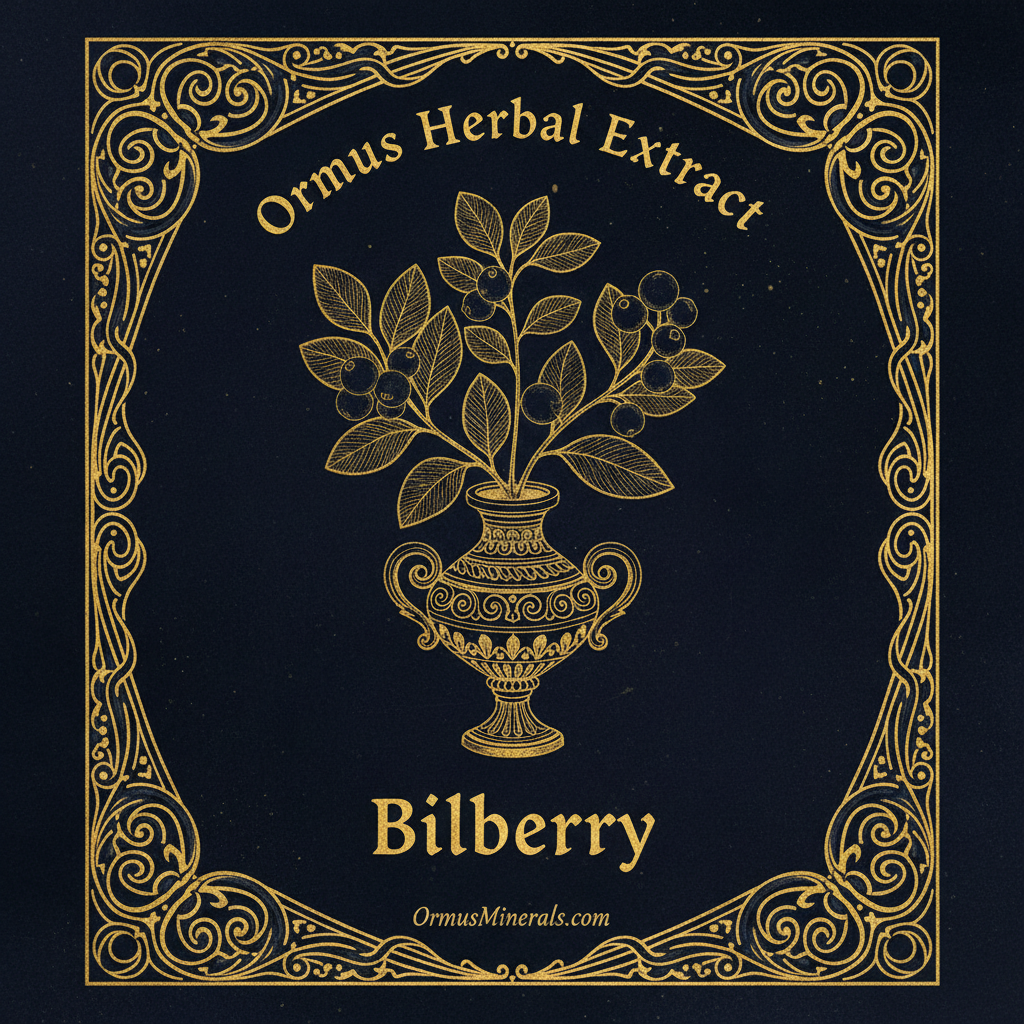 Ormus with Bilberry Herbal Extract 4oz