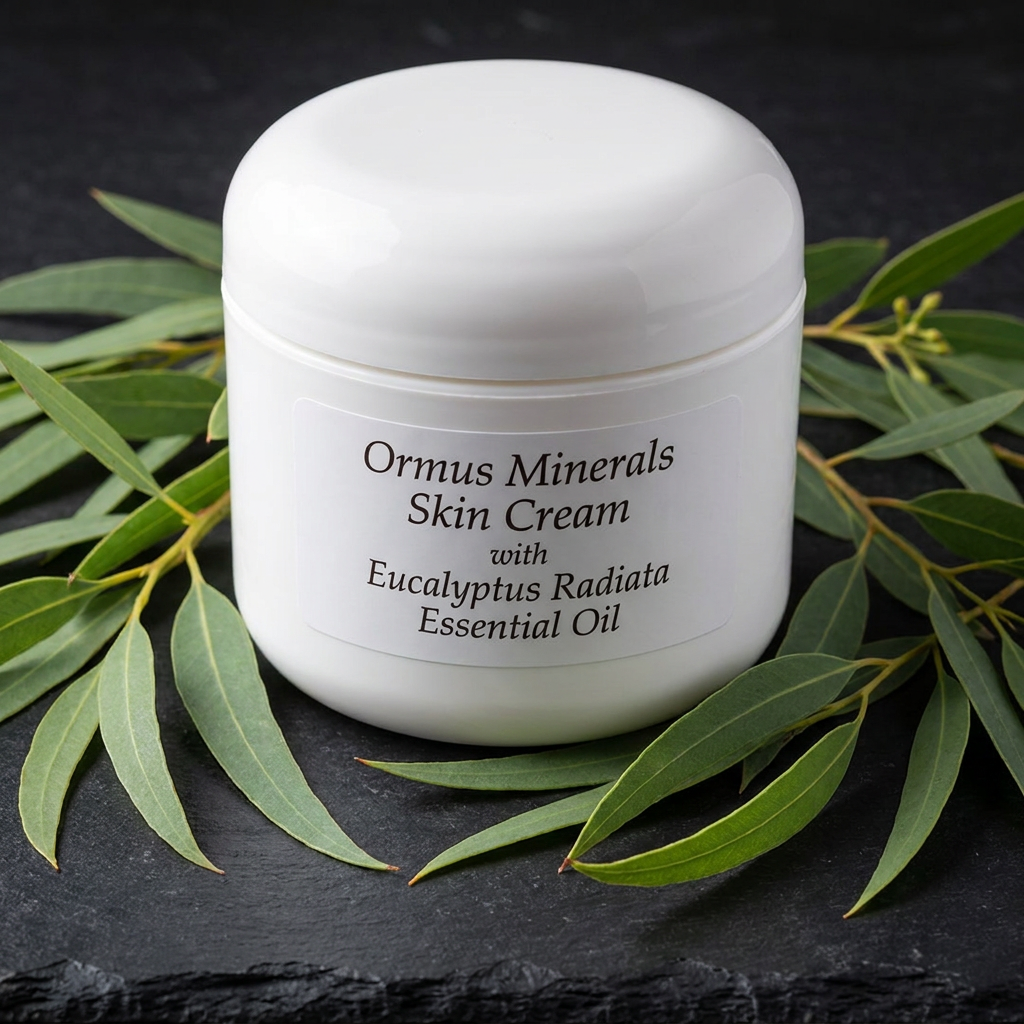 Ormus Minerals Skin Cream with Eucalyptus Radiata Essential Oil
