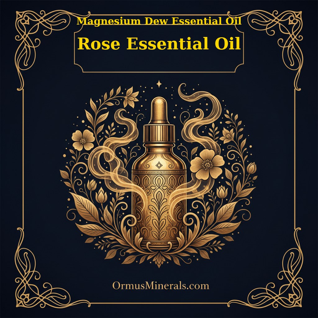 Ormus Magnesium Dew with Rose Essential Oil Essential Oil 4oz