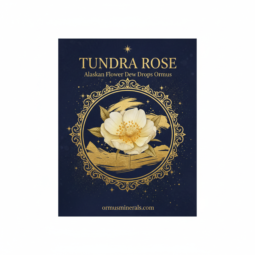 Tundra Rose Alaskan Dew Drops Ormus 4oz Extra Strength 4x | OrmusMinerals.com