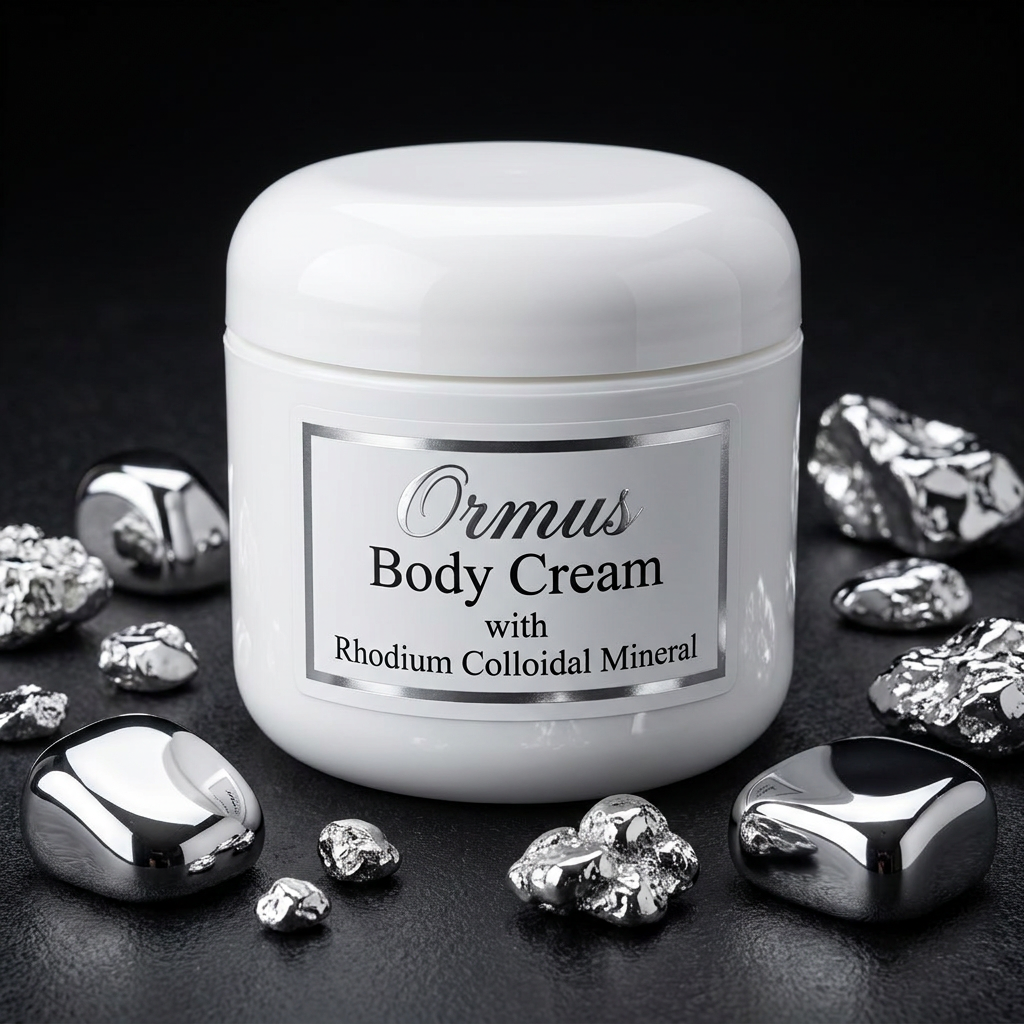 Ormus Body Cream with Rhodium Colloidal Mineral