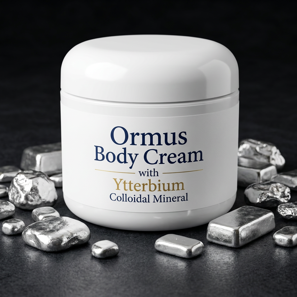 Ormus Body Cream with Ytterbium Colloidal Mineral