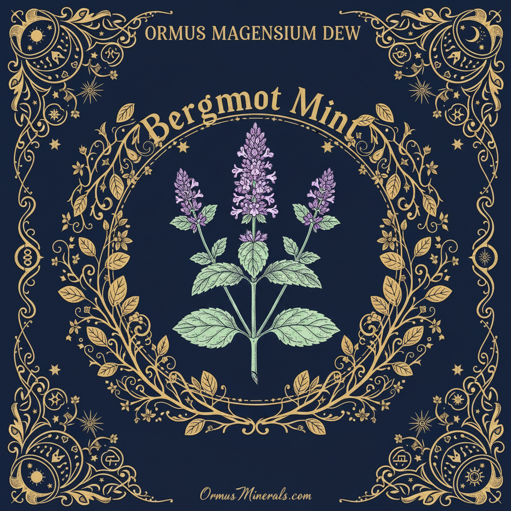 Ormus Minerals Magnesium Dew Bergamot Mint Essential Oil 8oz