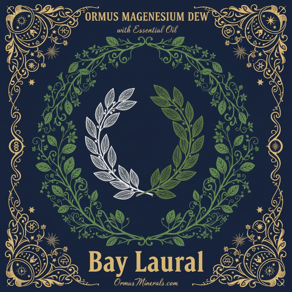 Ormus Minerals Magnesium Dew Bay Laurel Essential Oil 8oz