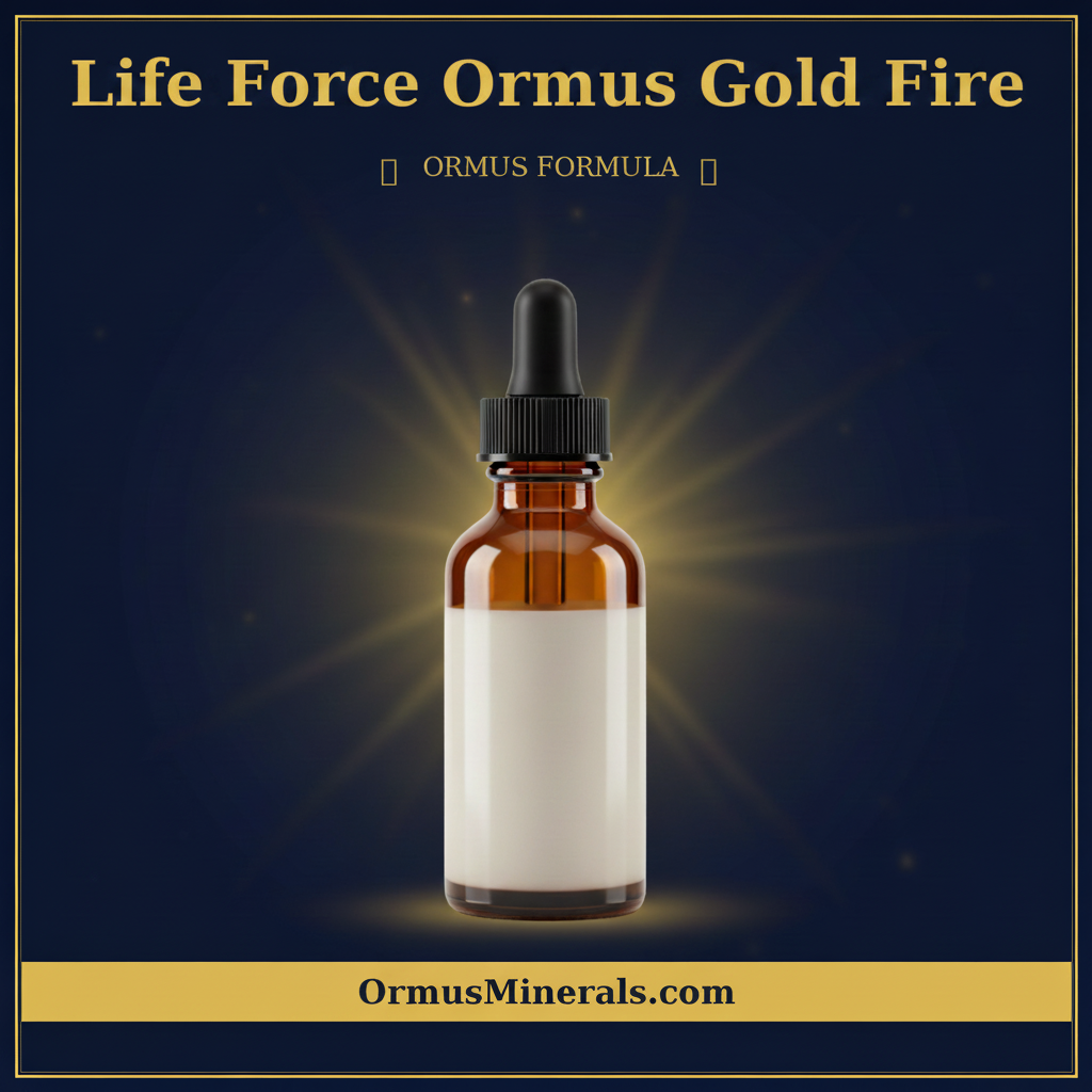 Ormus Formula Life Force Ormus Gold Fire 4oz
