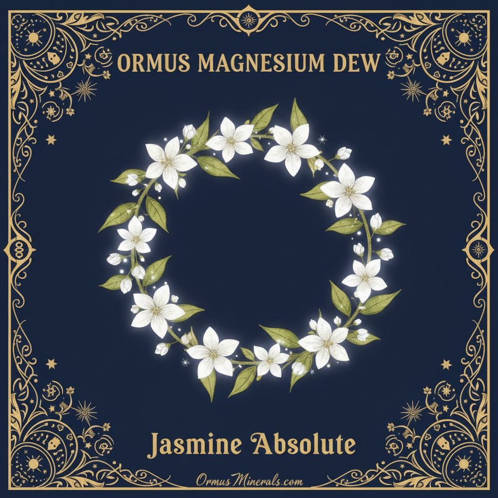 Ormus Minerals Magnesium Dew Jasmine Absolute Essential Oil 8oz