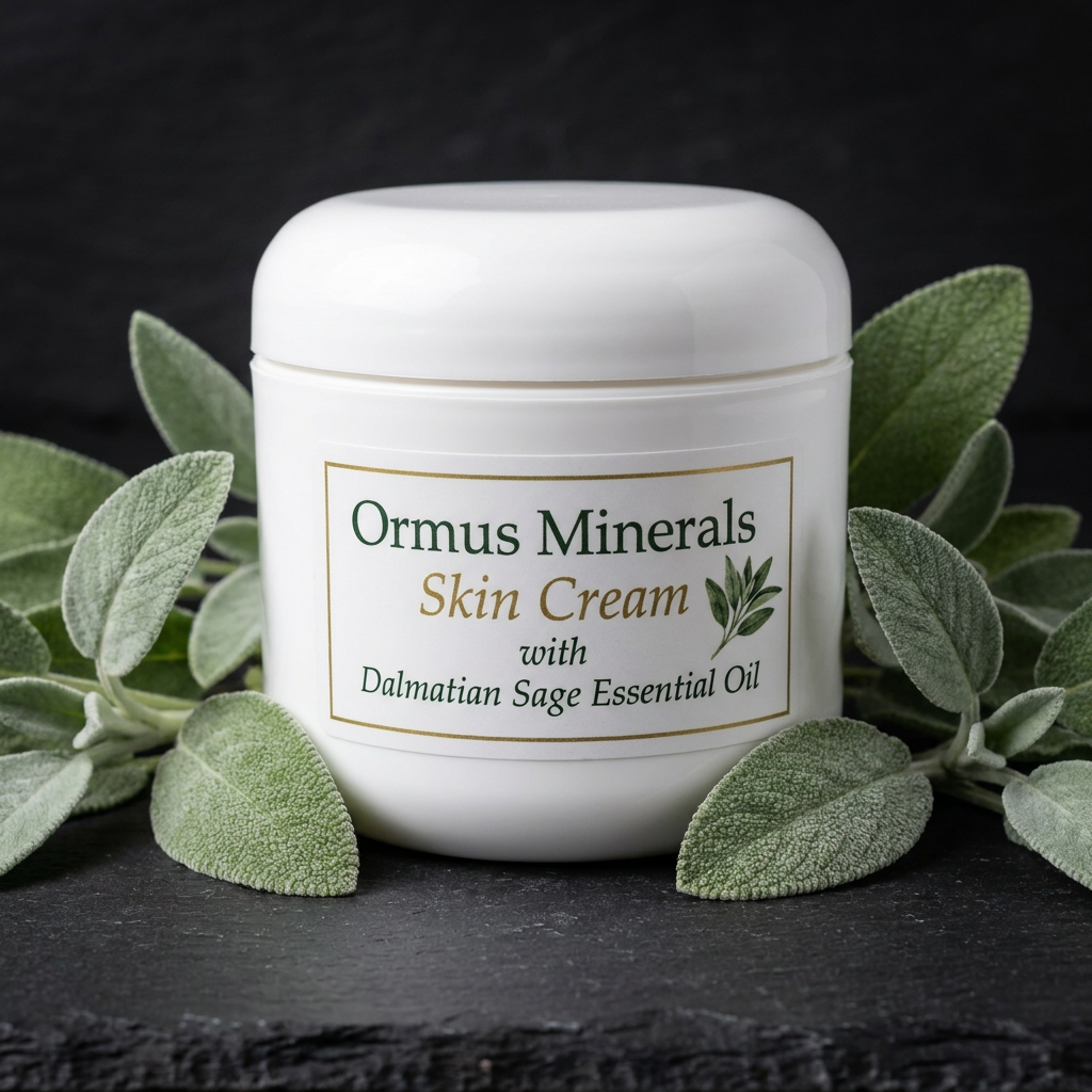 Ormus Minerals Skin Cream with Dalmatian Sage Essential Oil