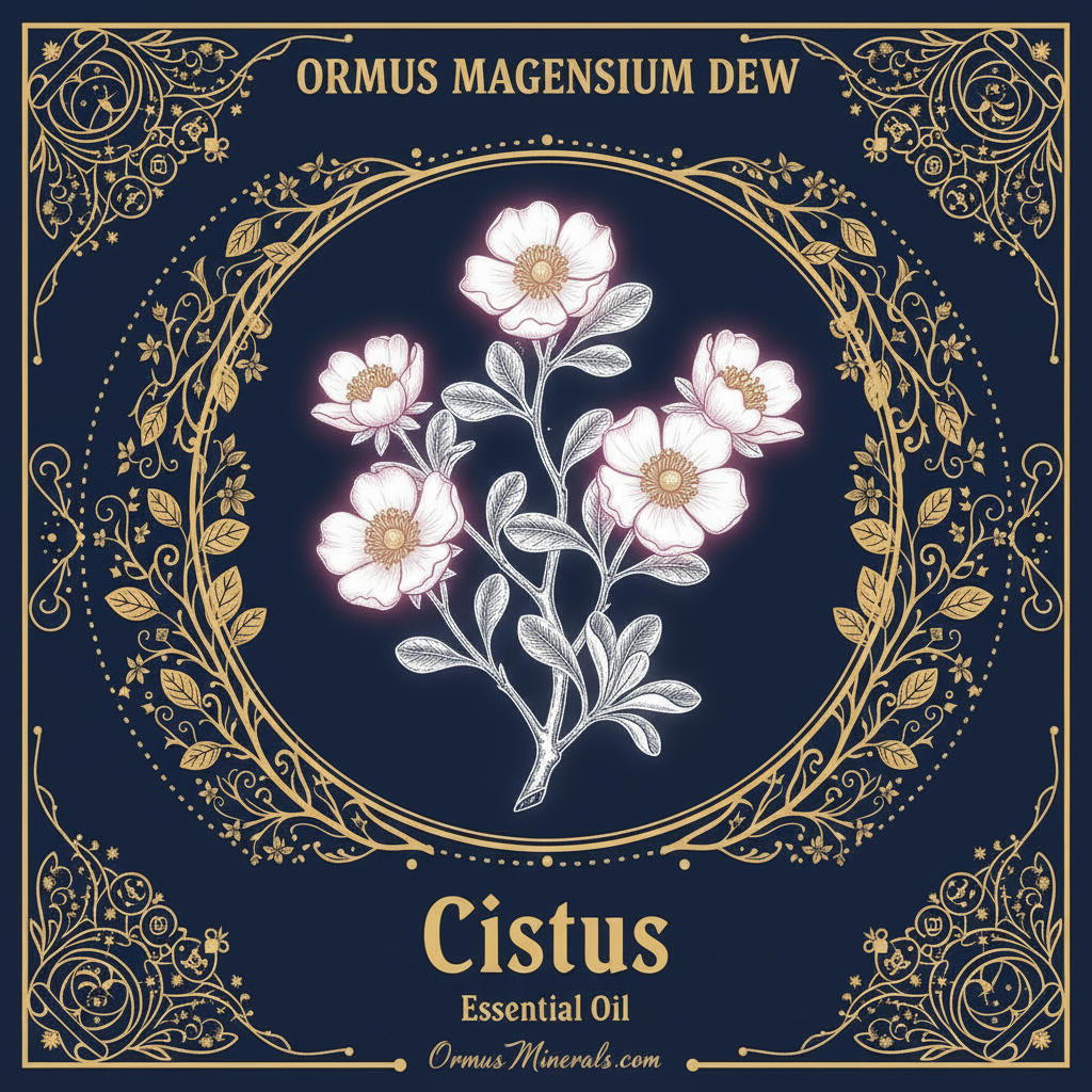 Ormus Minerals Magnesium Dew Labdanum Essential Oil 8oz