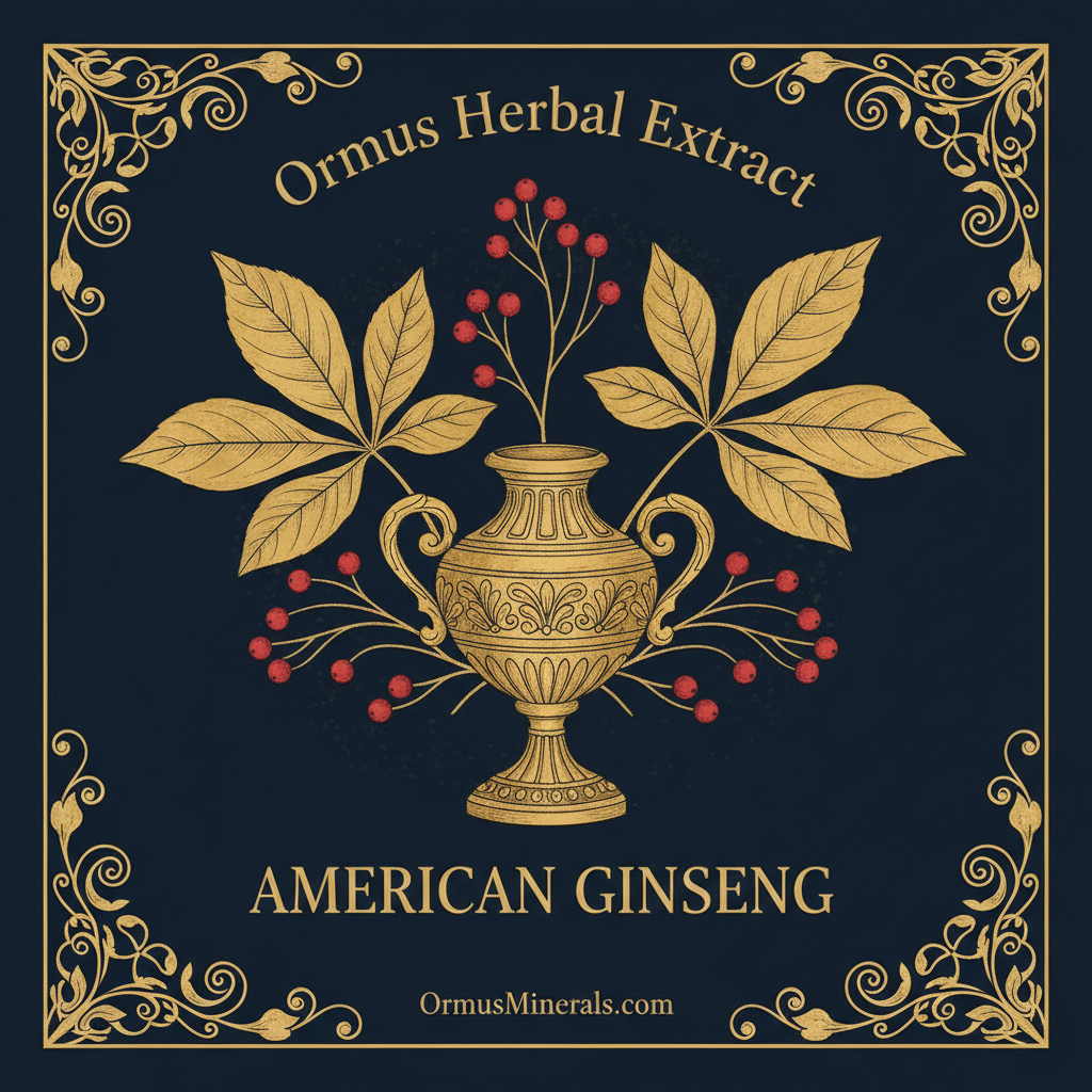 Ormus with American Ginseng Herbal Extract 4oz