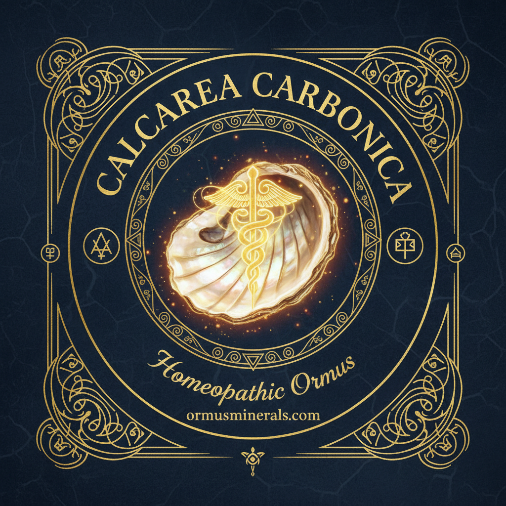 Ormus Minerals Homeopathic CALCAREA CARBONICA - SHELL OF OYSTER 8oz