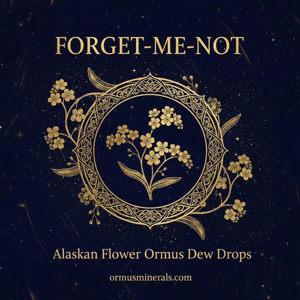 Forget Me Not Alaskan Dew Drops Ormus 4oz Extra Strength 1x | OrmusMinerals.com