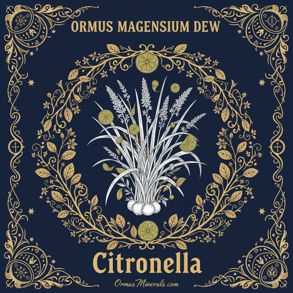 Ormus Minerals Magnesium Dew Citronella Essential Oil 8oz