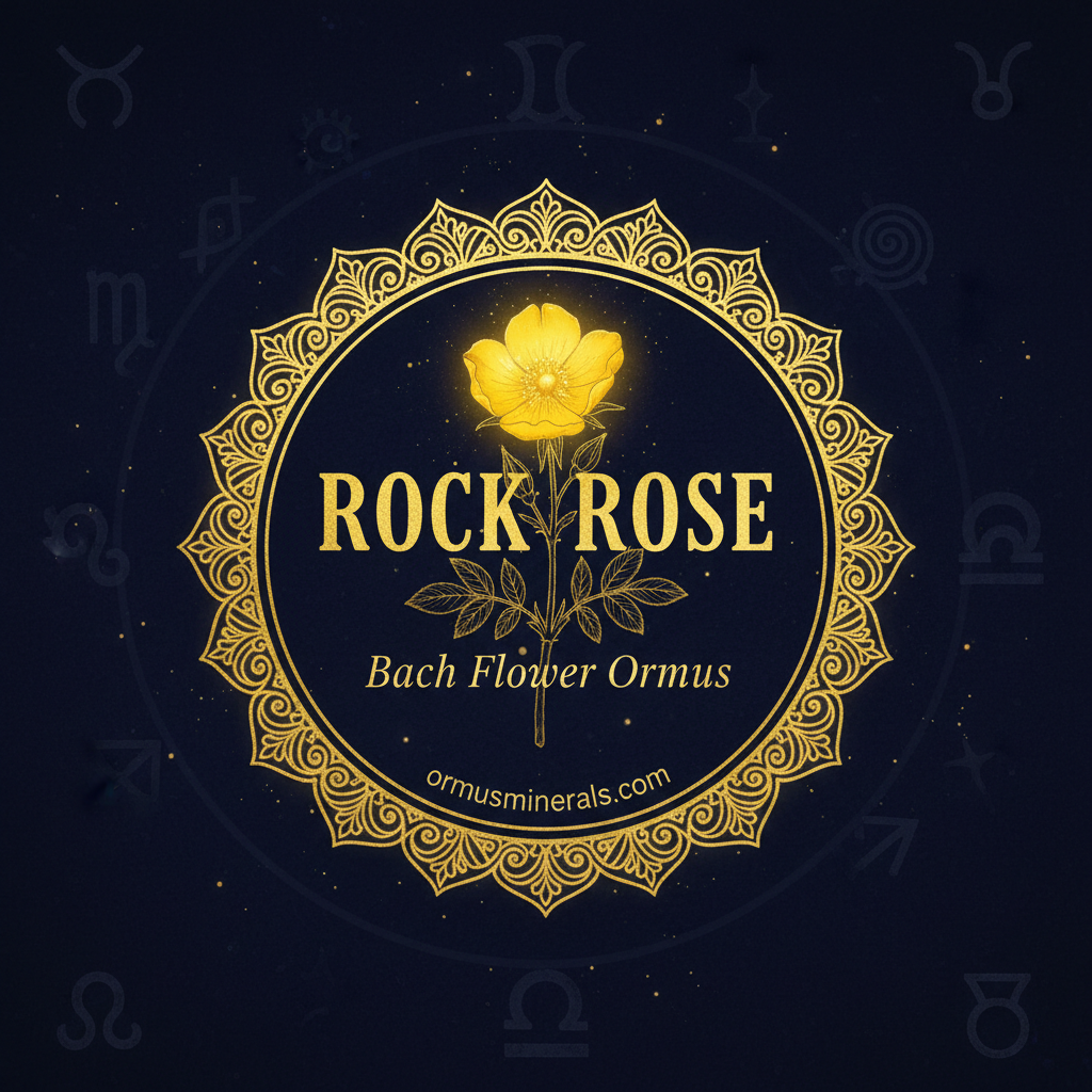 Rock Rose Bach Dew Drops Ormus 8oz Extra Strength 5x | OrmusMinerals.com