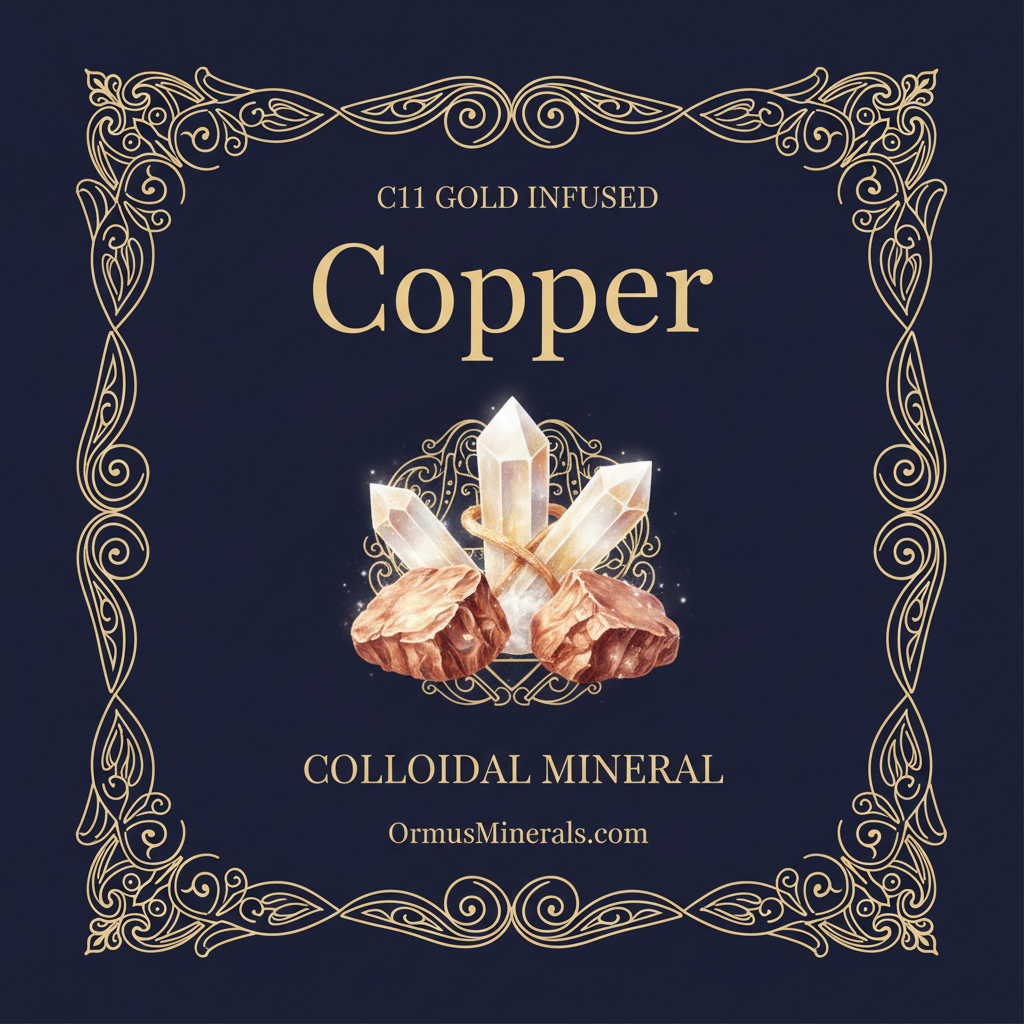 Ormus C11 Colloidal Copper 32oz Extra Strength 5x