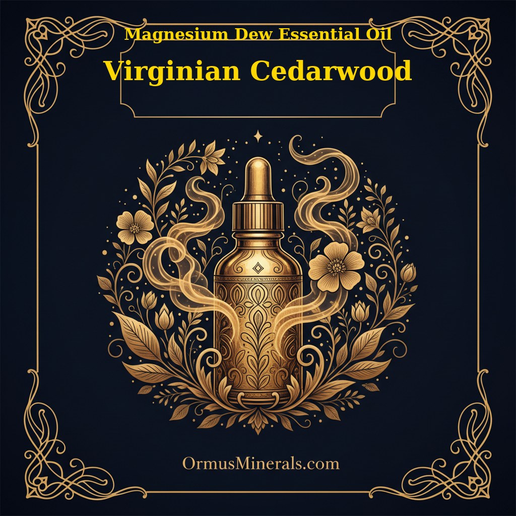Ormus Magnesium Dew with Virginian Cedarwood Essential Oil 8oz