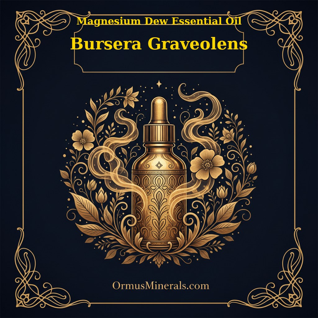 Ormus Magnesium Dew with Bursera Graveolens Essential Oil 8oz