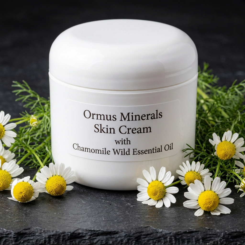 Ormus Minerals Skin Cream with Chamomile Wild Essential Oil