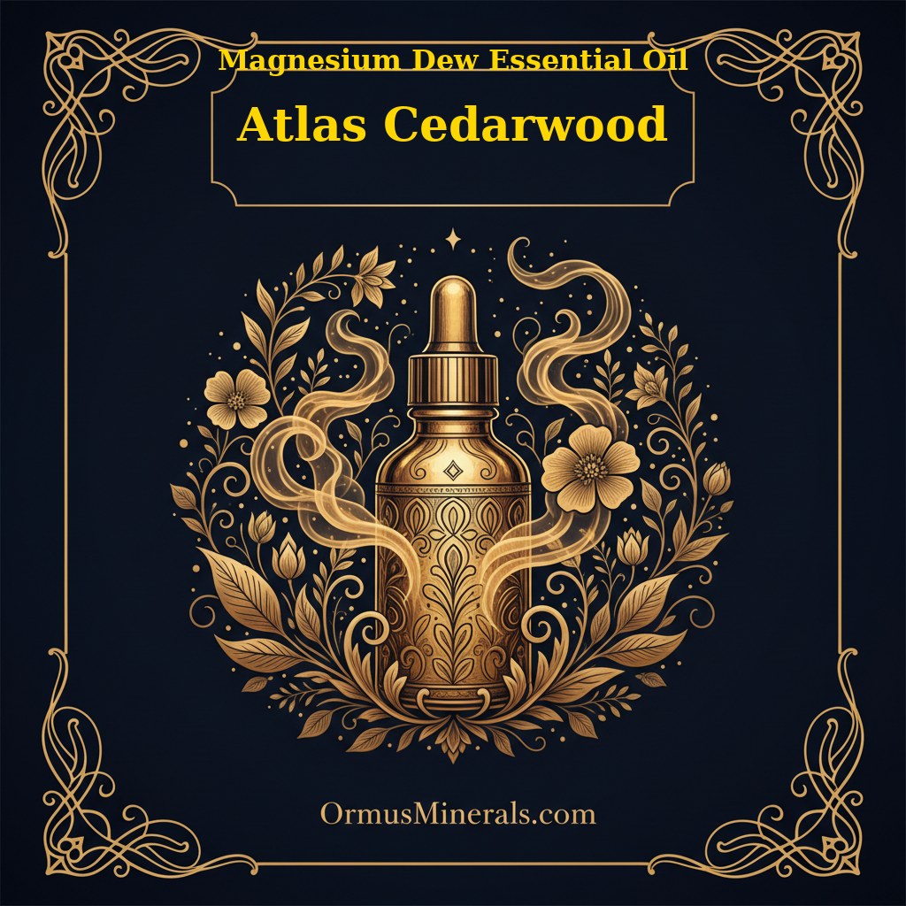 Ormus Magnesium Dew with Atlas Cedarwood Essential Oil 4oz