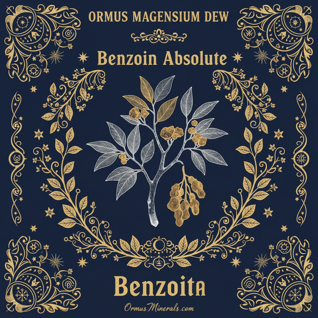 Ormus Minerals Magnesium Dew Benzoin Absolute Essential Oil 4oz — premium ormus mineral supplement from dead sea | Ormus