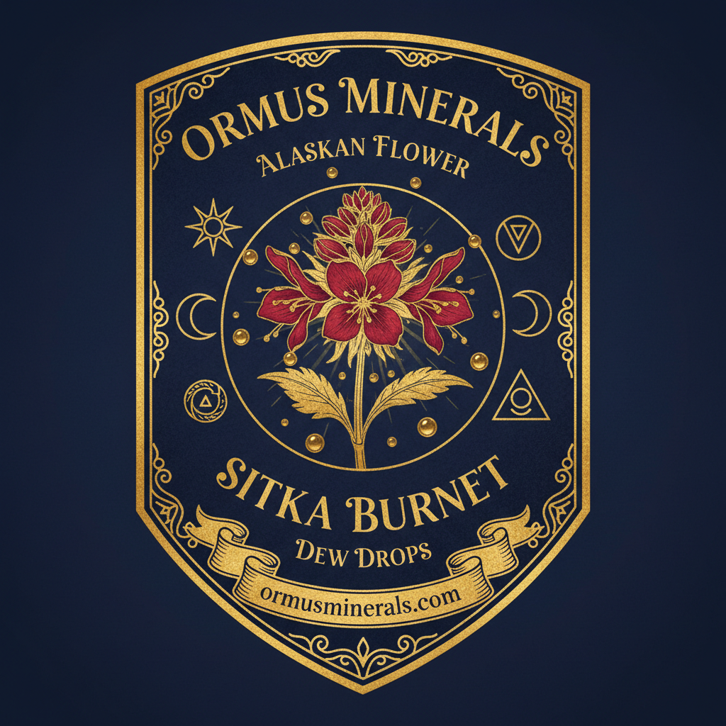 Ormus Minerals Alaskan Flower SITKA BURNET Dew Drops 4oz Extra Strength 5x