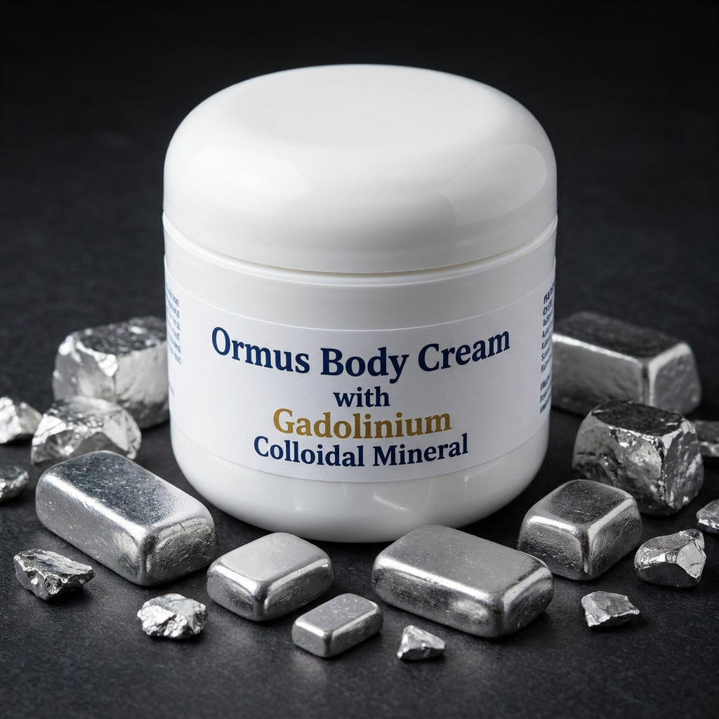 Ormus Body Cream with Gadolinium Colloidal Mineral