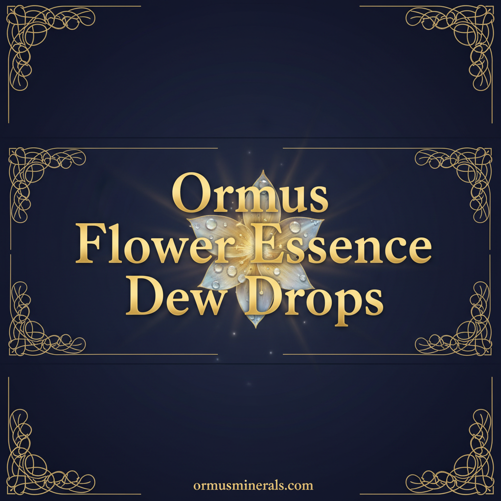 Ormus Flower Essence Dew Drops collection banner