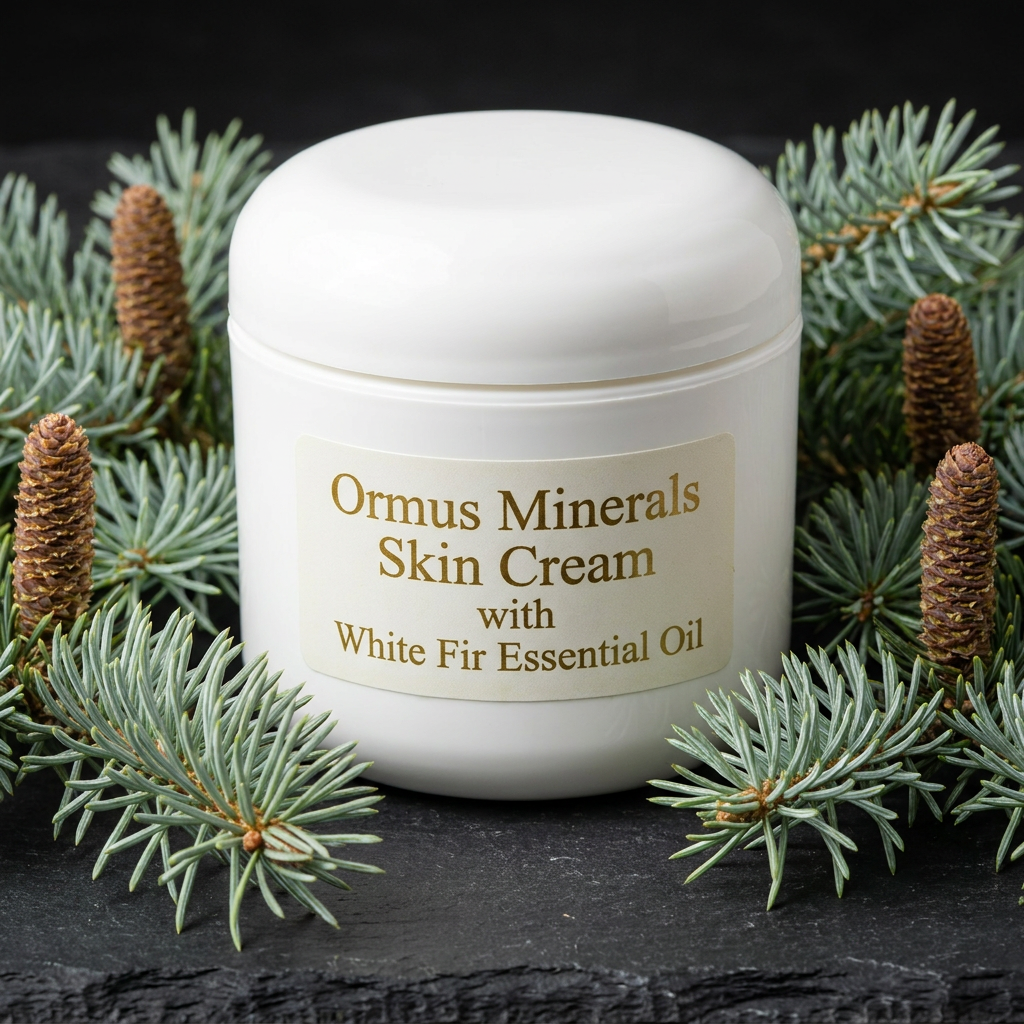 Ormus Minerals Skin Cream with White Fir Essential Oil