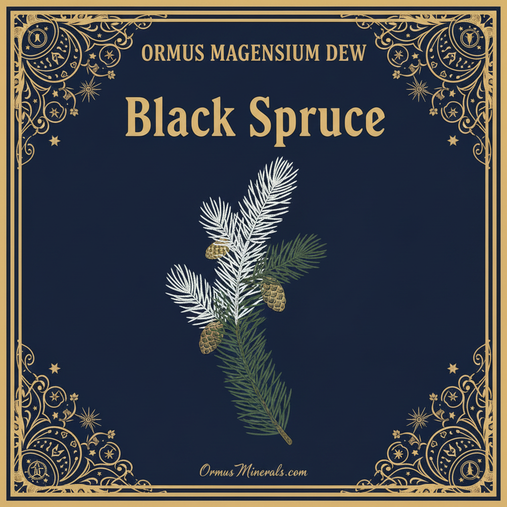 Ormus Minerals Magnesium Dew Spruce Hemlock Essential Oil 4oz