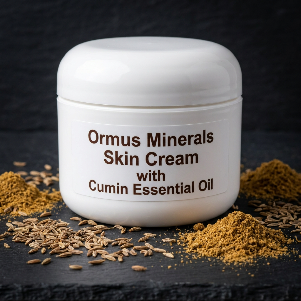 Ormus Minerals Skin Cream with Cumin Essential Oil