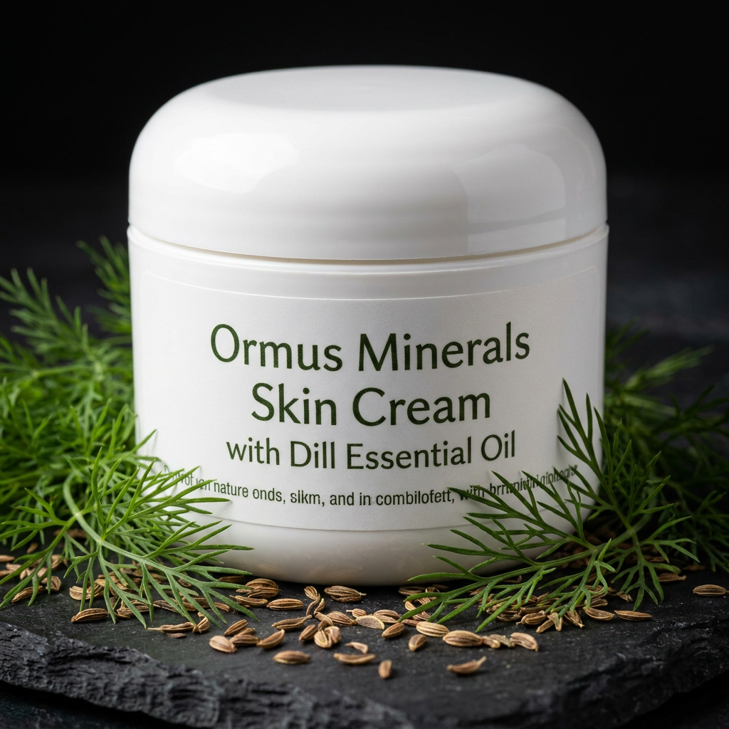 Ormus Minerals Skin Cream with Dill Essential Oil