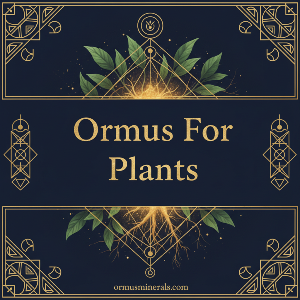 Ormus For Plants collection banner